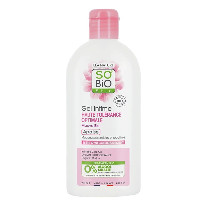 SO'BiO SO BIO GEL INTIME FLEUR DE MAUVE HYPOALLERGENIQUE 200 ML