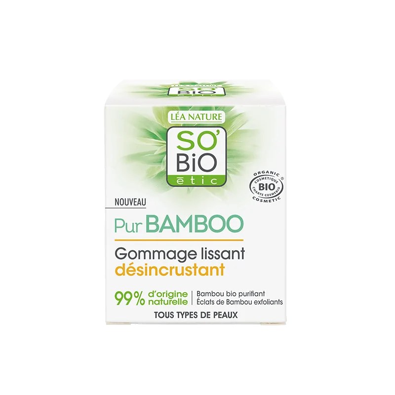 SO'BiO SO BIO GOMMAGE LISSANT DESINCRUSTANT BAMBOO 50 ML