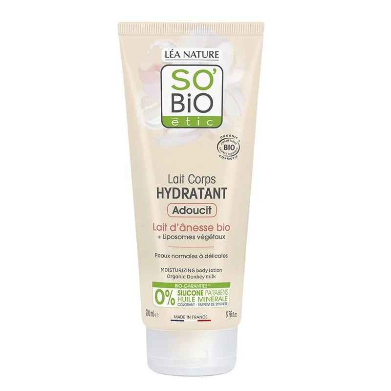 SO'BiO So Bio Lait Corps Hydratant Lait d’Ânesse 200Ml
