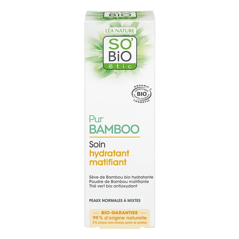 SO'BiO So Bio Soin Hydratant Matifiant Bamboo 50Ml