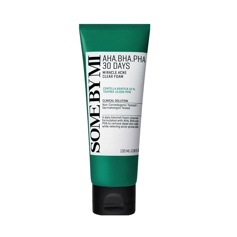 SOME BY MI SOME BY MI AHA. BHA. PHA 30 DAYS MIRACLE ACNE CLEAR FOAM 100ML
