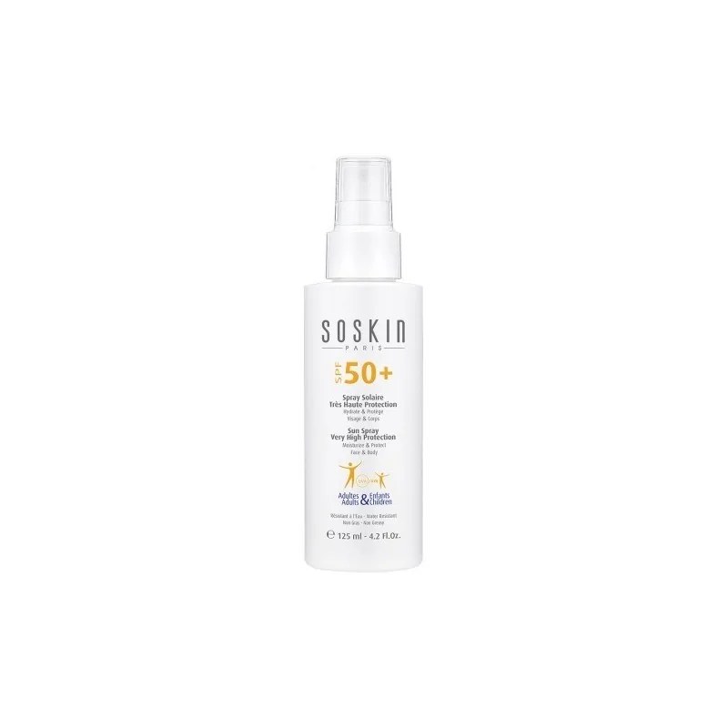 SOSKIN Soskin spray solaire très haute protection spf50+