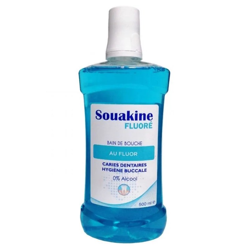 souakine  SOUAKINE BAIN DE BOUCHE FLUOREE 500ML