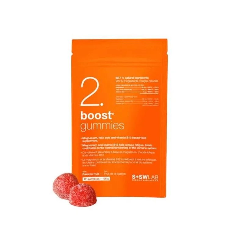SSWLAB SSWLAB 2 BOOST GUMMIES 126G 42 GUMMIES GOUT FRUIT DE LA PASSION