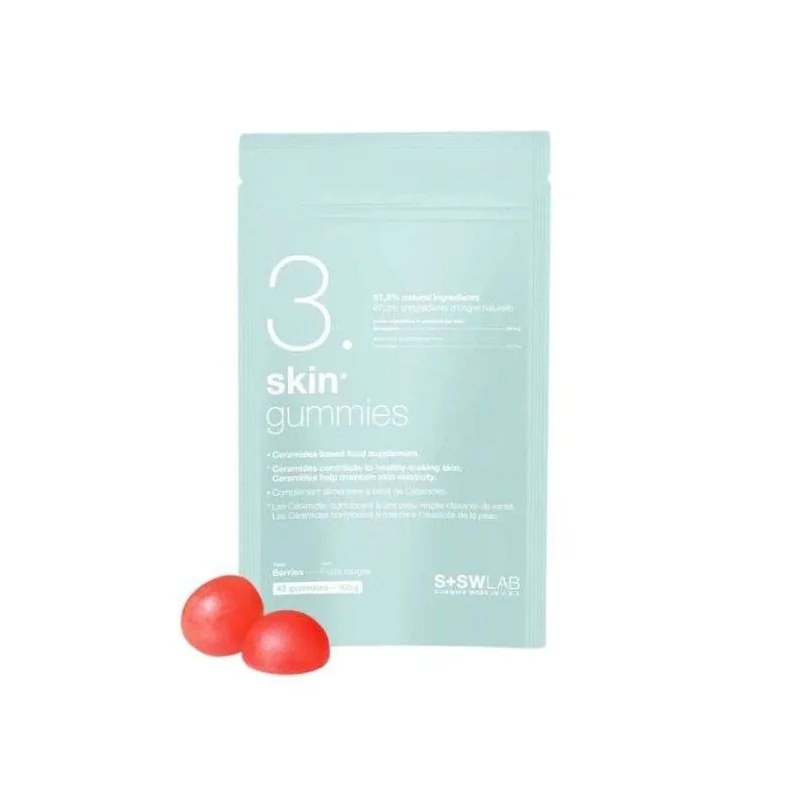 SSWLAB SSWLAB 3 SKIN GUMMIES 105G 42 GUMMIES GOUT FRUIT ROUGES