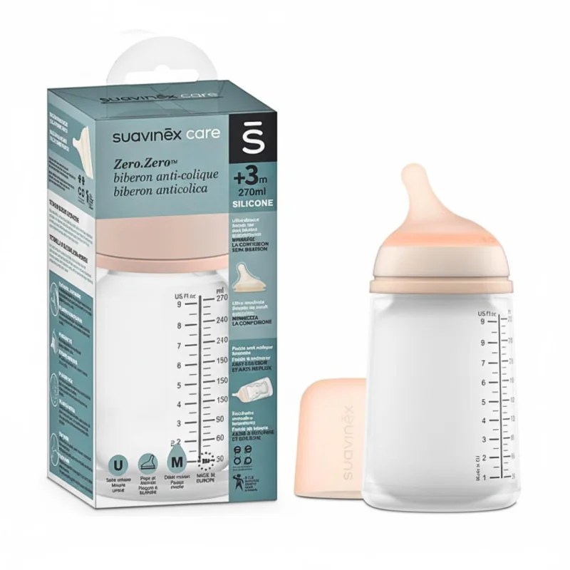 Suavinex Suavinex Biberon Anti-Colique Ultra Soft +3m 270ml