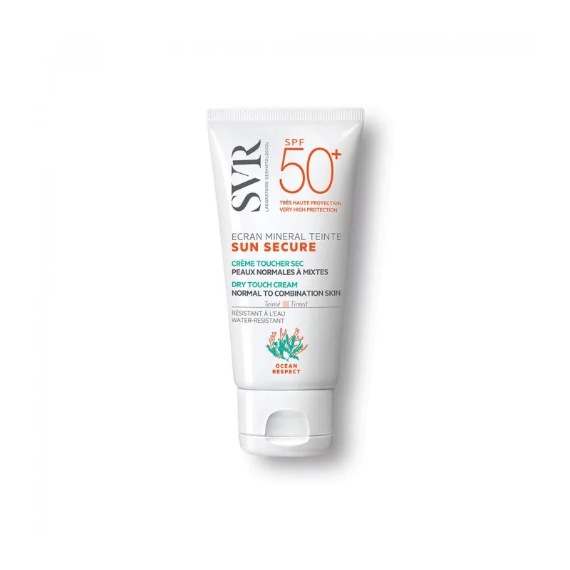 SVR SVR 50+ SUN SECURE ÉCRAN MINÉRAL TEINTÉ 50ml Peaux Intolérantes normales a mixtes