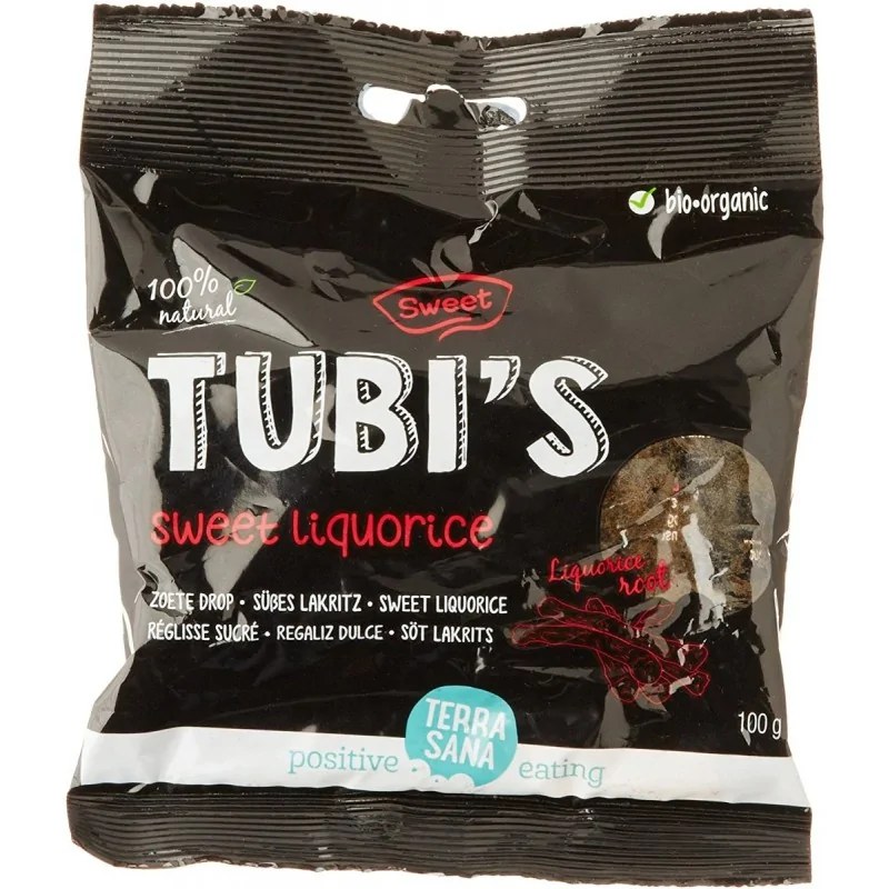 TerraSana Terrasana TUBI'S REGLISSE SUCREE 100G