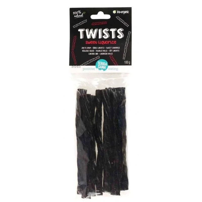 TerraSana Terrasana TWISTS REGLISSE 100G