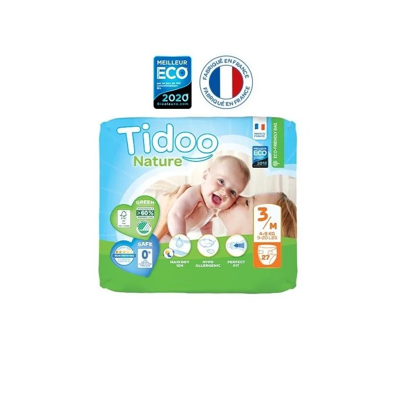 TIDOO TIDOO COUCHES T3/M 4-9KG 27 U