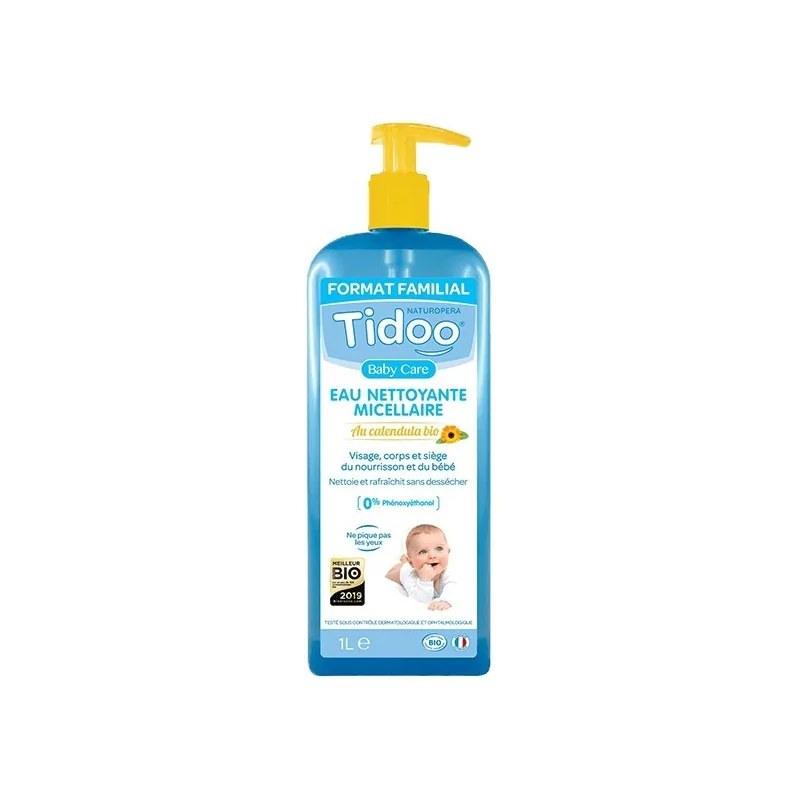 TIDOO Tidoo Eau Nettoyante Micellaire au Calendula 1l