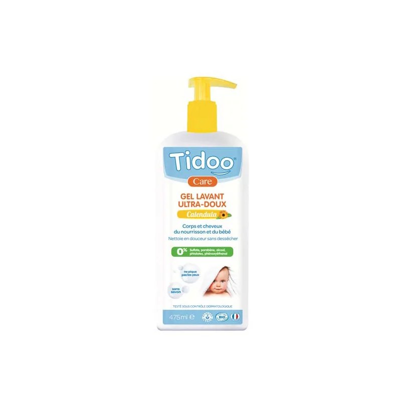 TIDOO Tidoo Gel Lavant ultra-doux au Calendula 475ml