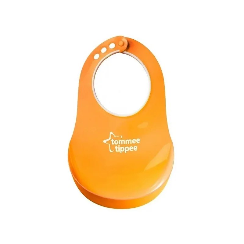 Tommee Tippee Tommee Tippee Bavoir avec Fermoir Réglable Orange