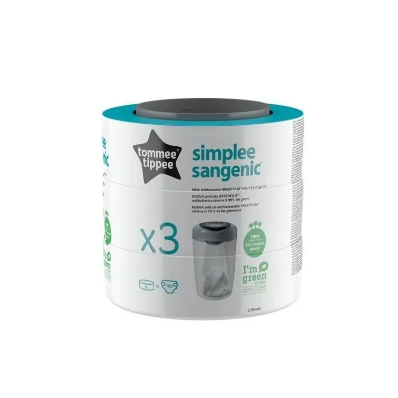 Tommee Tippee Tommee Tippee Lot De 3 Recharges Pour Poubelle