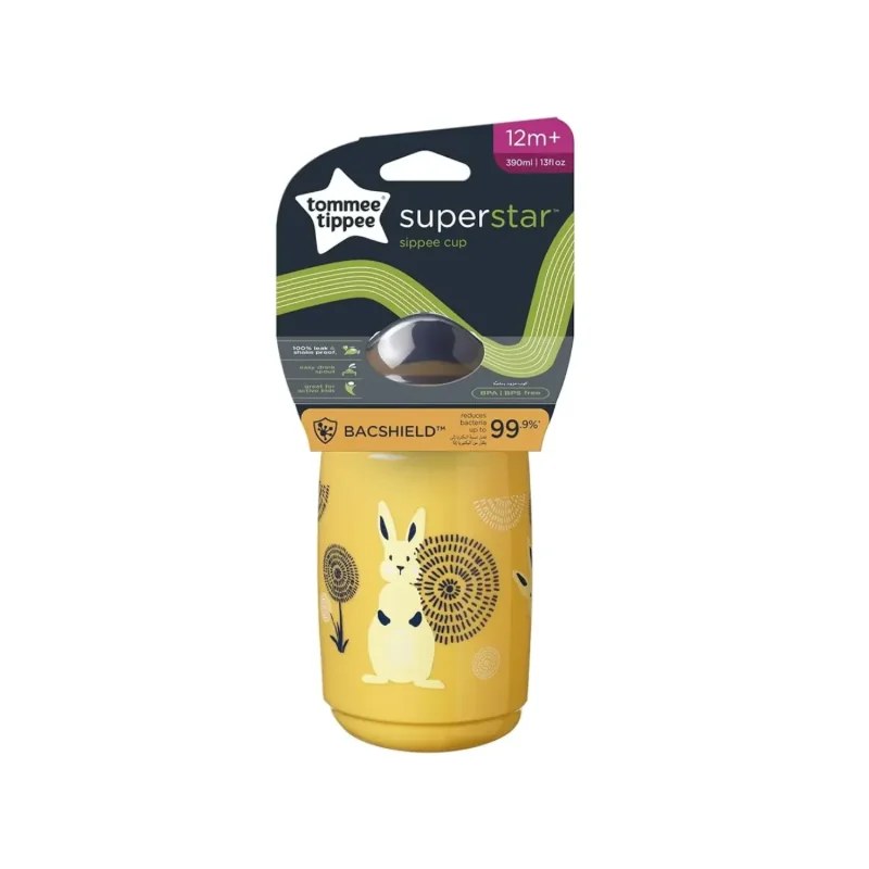 Tommee Tippee Tommee Tippee Tasse d’entrainement +12m 390ml jaune