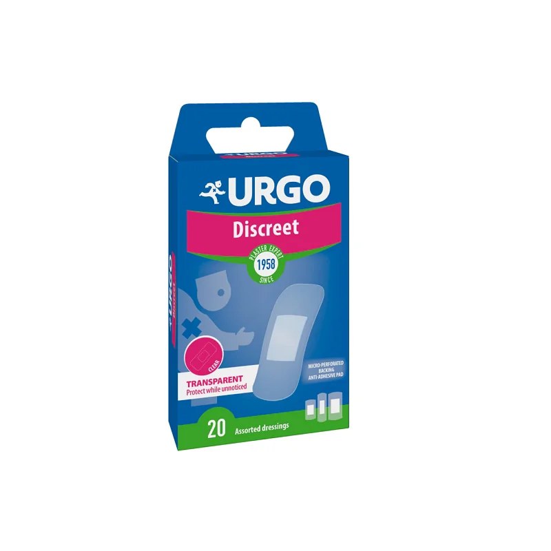 URGO Urgo Discret Transparent 20 Pansements