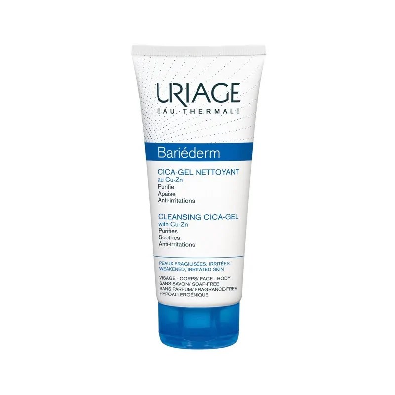 URIAGE URIAGE BARIÉDERM CICA-GEL NETTOYANT AU CU-ZN 200 ML