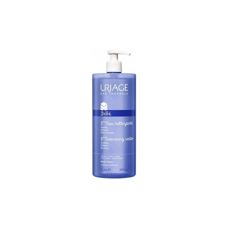 URIAGE URIAGE BEBE 1ERE EAU NETTOYANTE VISAGE CORPS ET SIEGE 1L