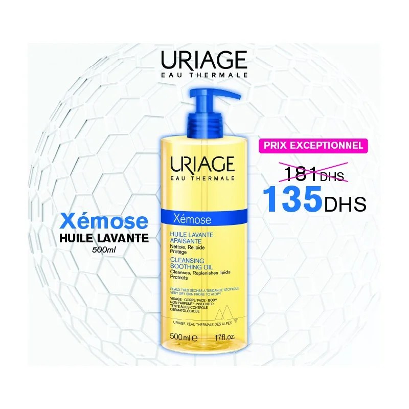 URIAGE Uriage Xémose Huile Lavante Apaisante 500ML