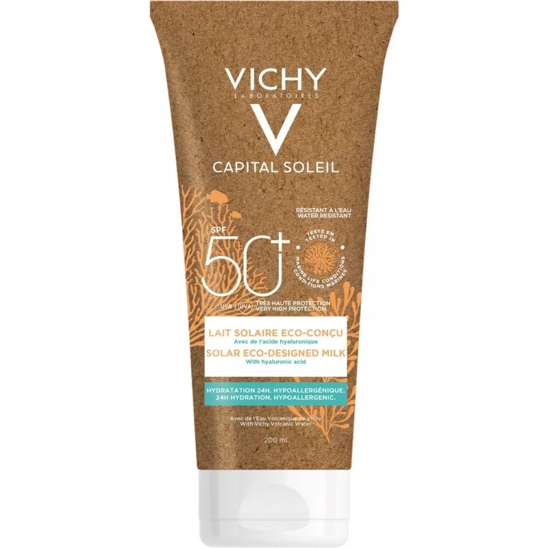 VICHY Vichy Capital Soleil Lait Solaire visage & corps Eco-Conçu SPF 50+ 200ml