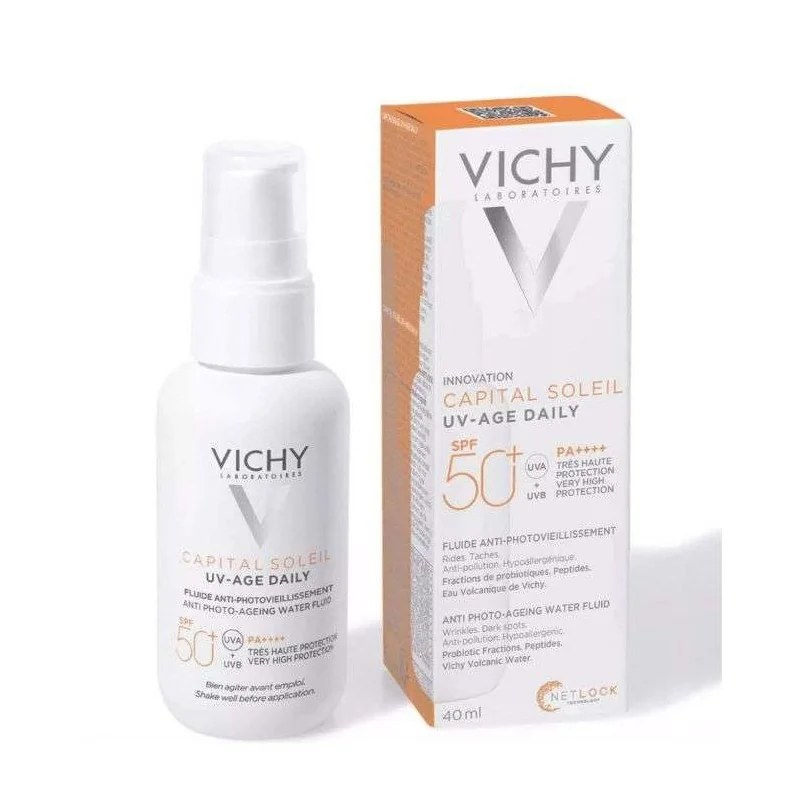 VICHY VICHY CAPITAL SOLEIL UV AGE DAILY SPF 50 FLUIDE ANTI PHOTOVIEILLISSEMENT 40 ML