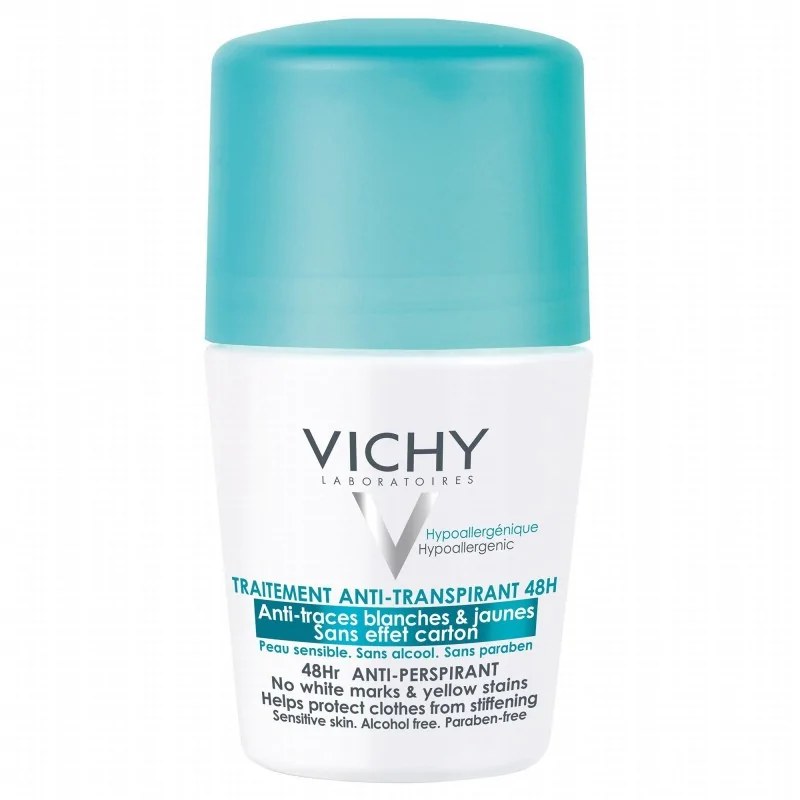 VICHY Vichy Traitement Anti-transpirant - Anti-traces Blanches et Jaunes 48H (Bille) 50ml