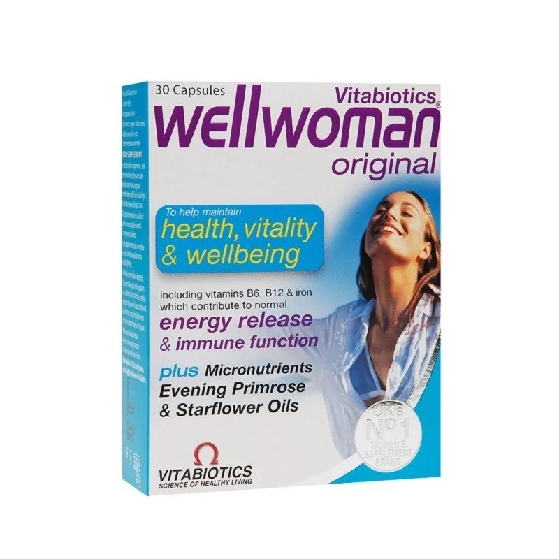 vitabiotics VITABIOTICS WELLWOMAN ZINC ORIGINAL 30 CAPSULES
