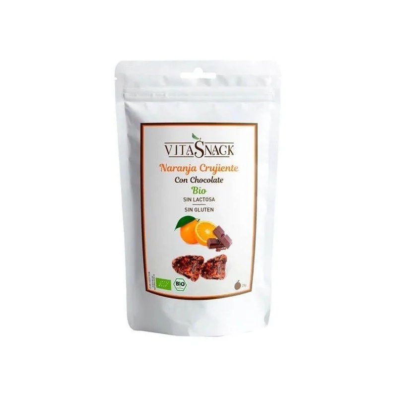 Vitasnack  Vitasnack Croquant d’orange au chocolat BIO 28g