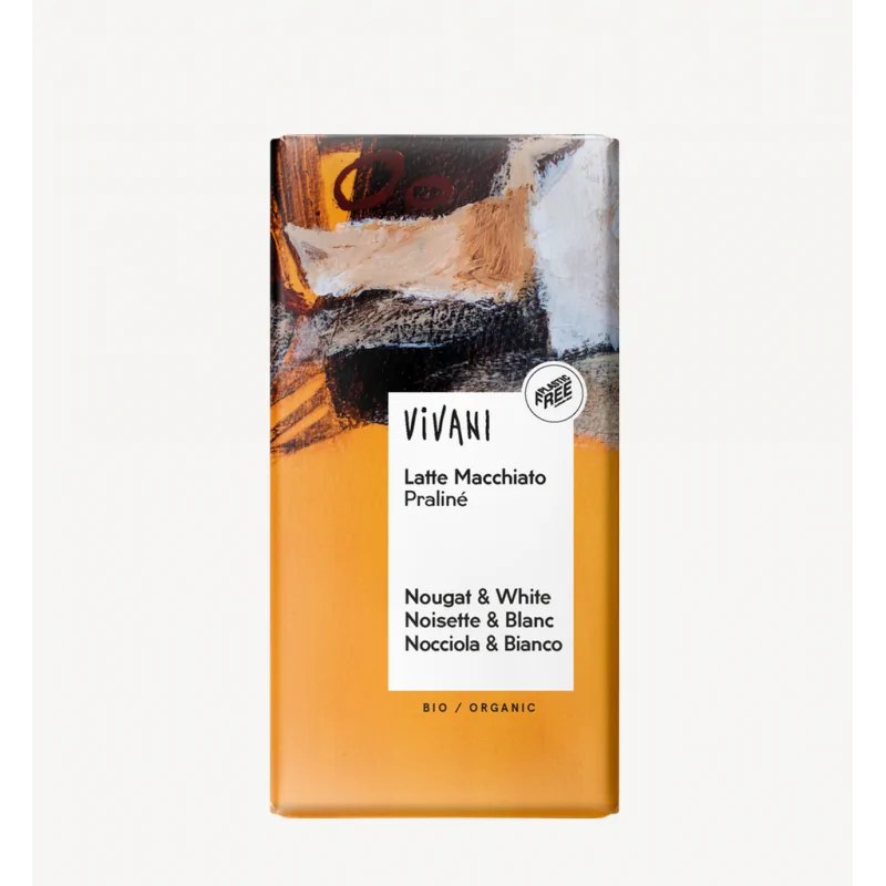 VIVANI VIVANI TABLETTE CHOCO LATTE MACCHIATO PRALINE 100G