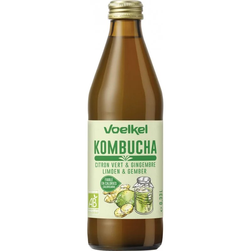 Voelkel VOELKEL KOMBUCHA GINGEMBRE CITRON 75CL