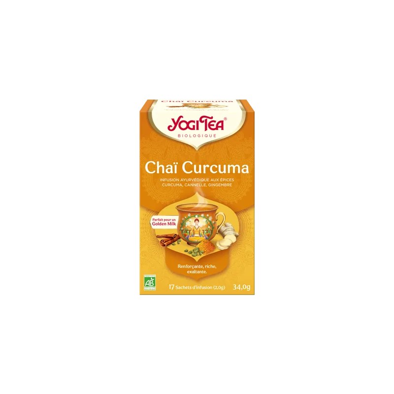 Yogi Tea  YOGI TEA CHAI CURCUMA 17X2G