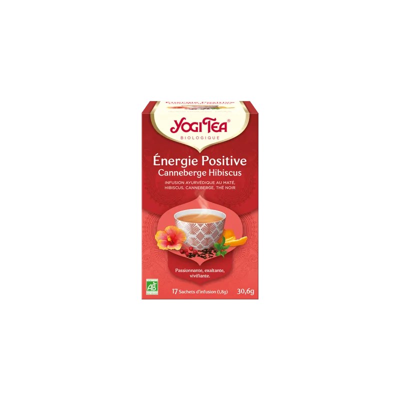 Yogi Tea  YOGI TEA ENERGIE POSITIVE CRANBERRIES HIBISCUS 17 X 2 g