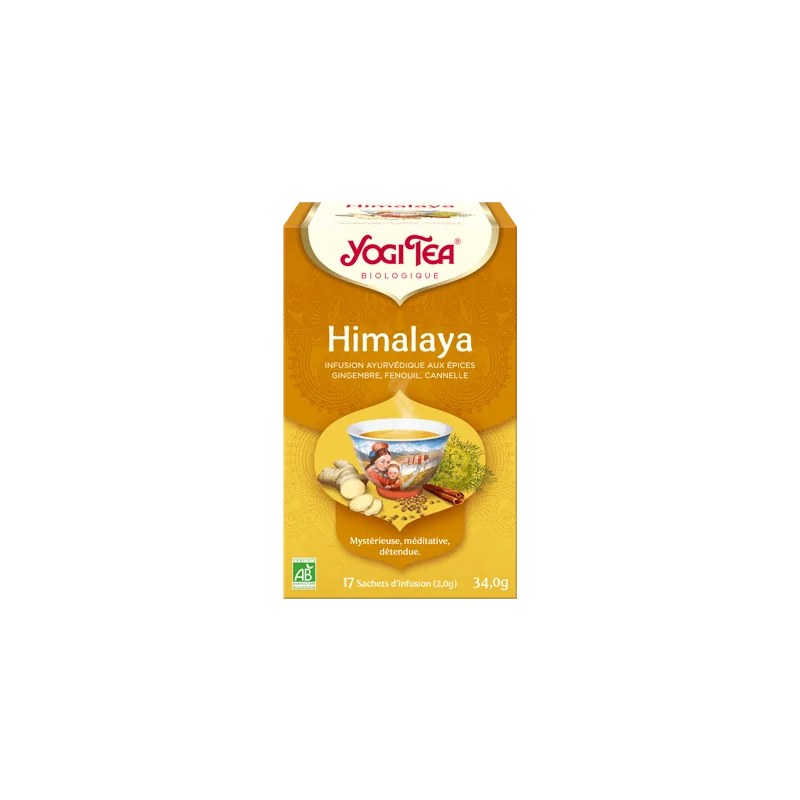 Yogi Tea  Yogi Tea Himalaya 17x2g ( Gingembre, fenouil, cannelle, anis, coriandre)