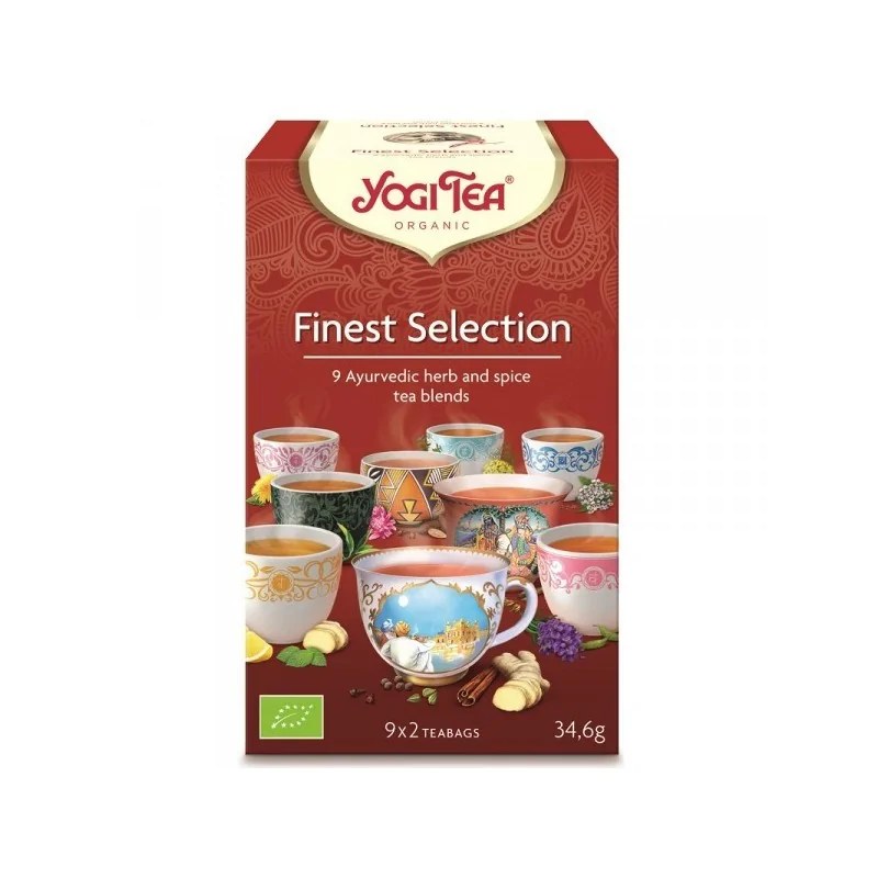 Yogi Tea  YOGI TEA MEILLEURE SELECTION 9x2 Teabags 34.6g