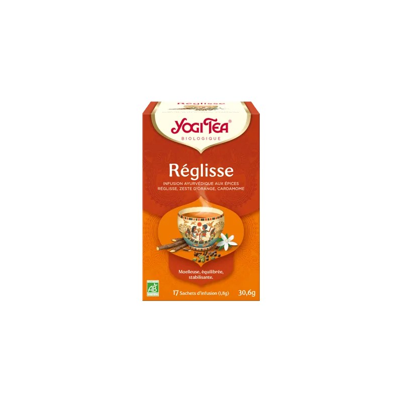 Yogi Tea  YOGI TEA Réglisse 17x 2g (Réglisse, cannelle, gingembre, zeste d'orange)