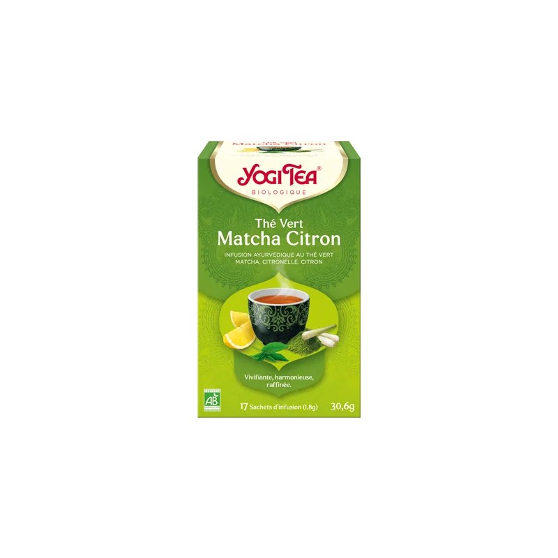 Yogi Tea  Yogi Tea THE VERT CITRON MATCHA 17X2G